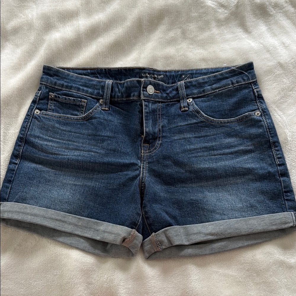 Lucky Brand “The Roll Up” Jean Shorts - Picture 1 of 11